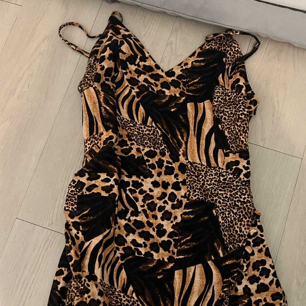 Vintage urban outfitters animal print mini dress